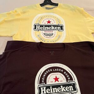 Short Sleeve Logo Tee - Yellow & Brown